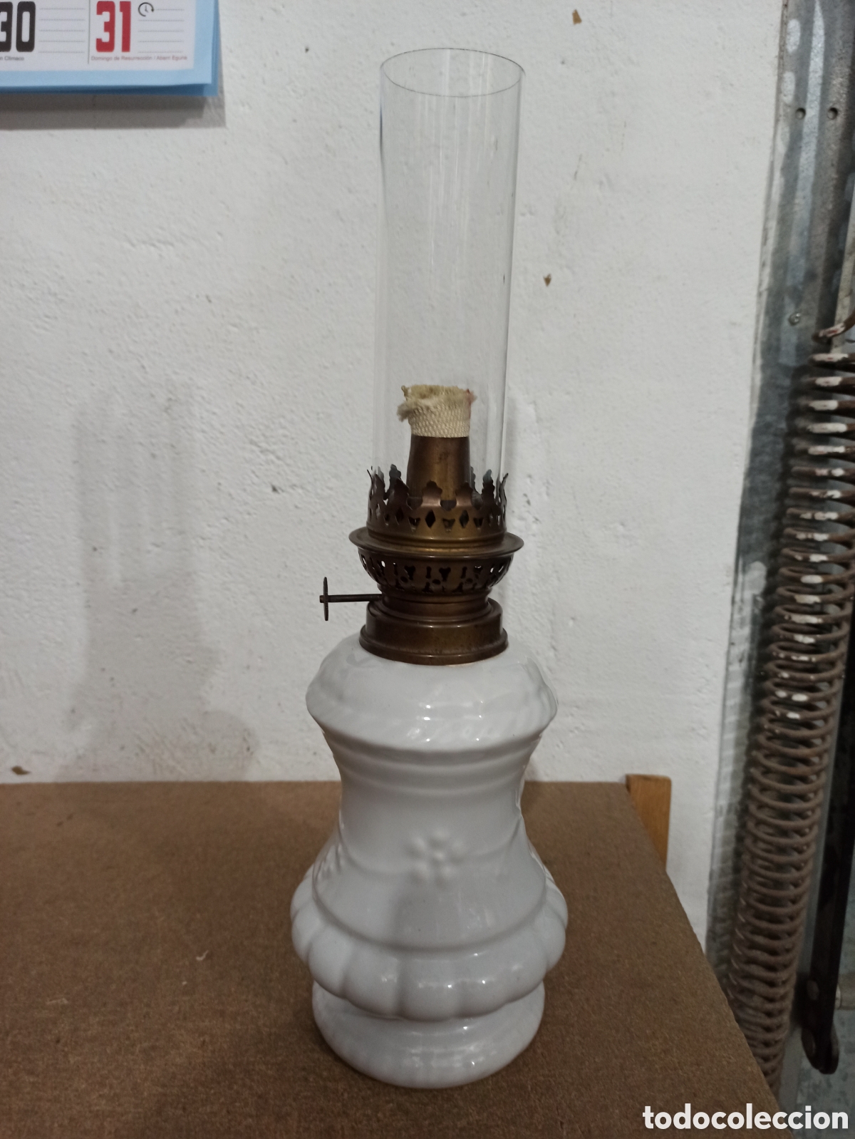 Antig&uuml;edades: Quinque antiguo. 39cm. - Foto 1