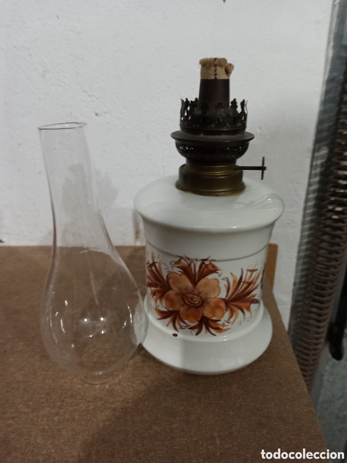 Antig&uuml;edades: Quinque antiguo. 48cm. - Foto 3