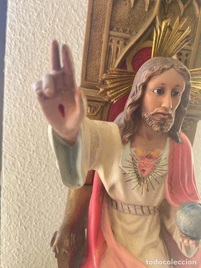 Antig&uuml;edades: Sagrado Coraz&oacute;n en Trono - Foto 2
