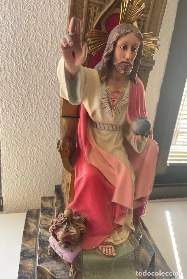 Antig&uuml;edades: Sagrado Coraz&oacute;n en Trono - Foto 4