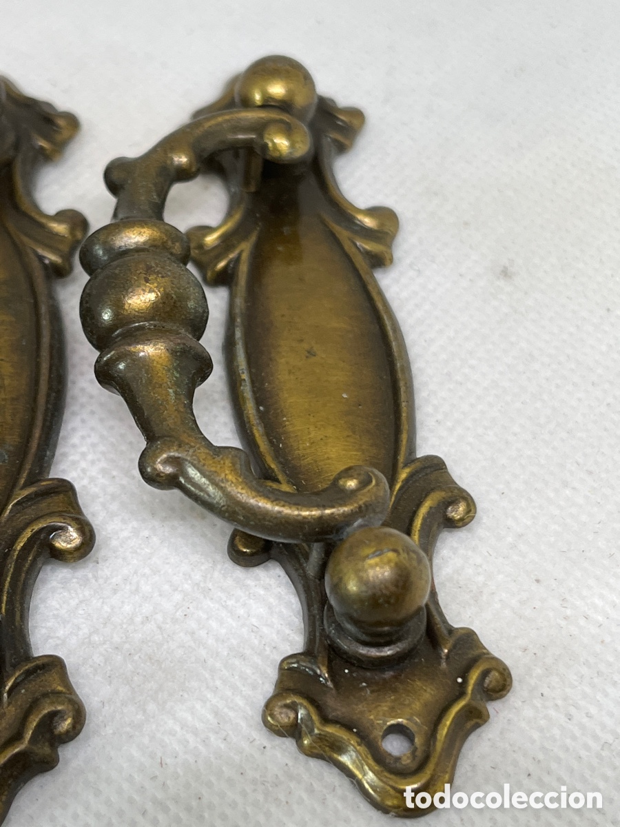 Antig&uuml;edades: 3 AGARRADORES DE BRONCE - Foto 3