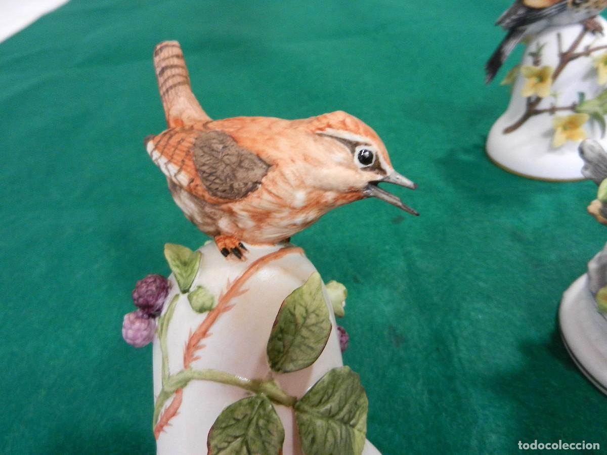 Antig&uuml;edades: Biscuit, porcelana 4 pajaros - Foto 12