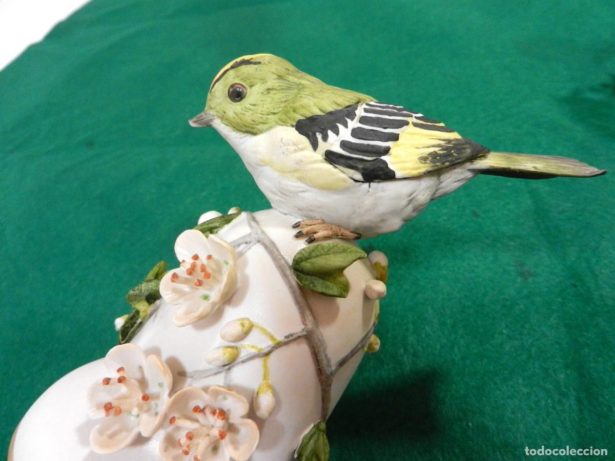 Antig&uuml;edades: Biscuit, porcelana 4 pajaros - Foto 13