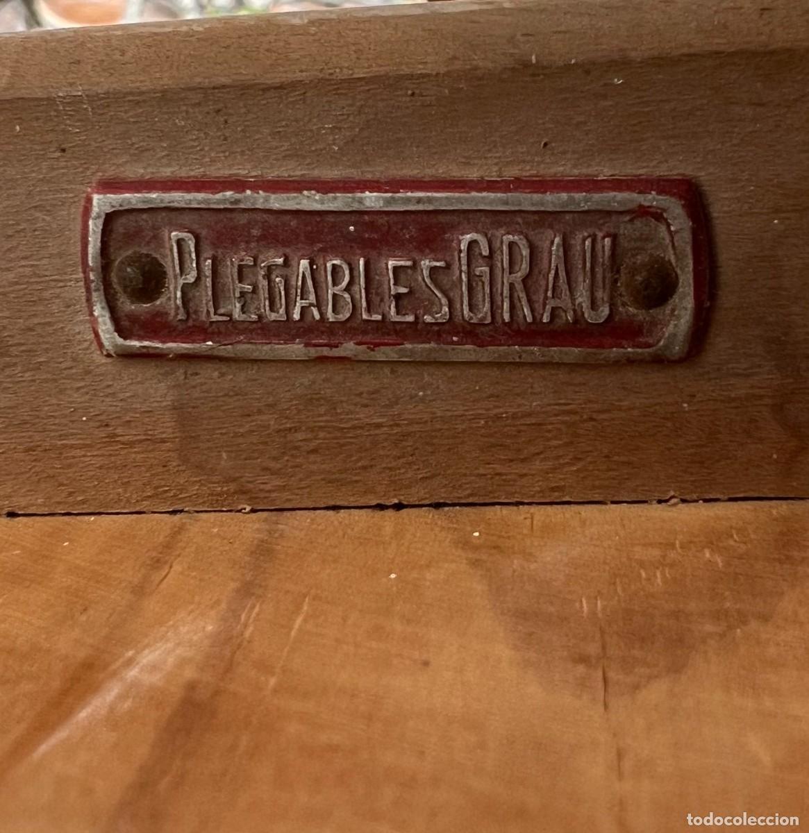Antig&uuml;edades: Tabla de planchar marca Plegables Grau - Foto 5