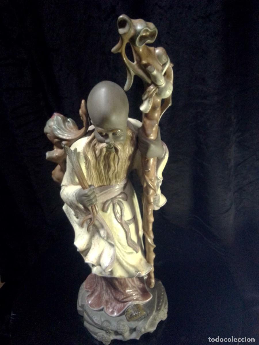 Antig&uuml;edades: Escultura de Sabio de Lladro - Foto 1