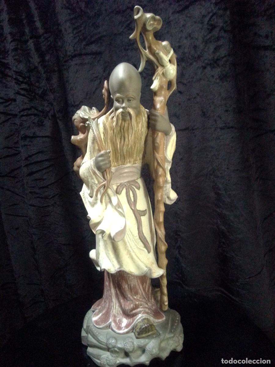 Antig&uuml;edades: Escultura de Sabio de Lladro - Foto 2