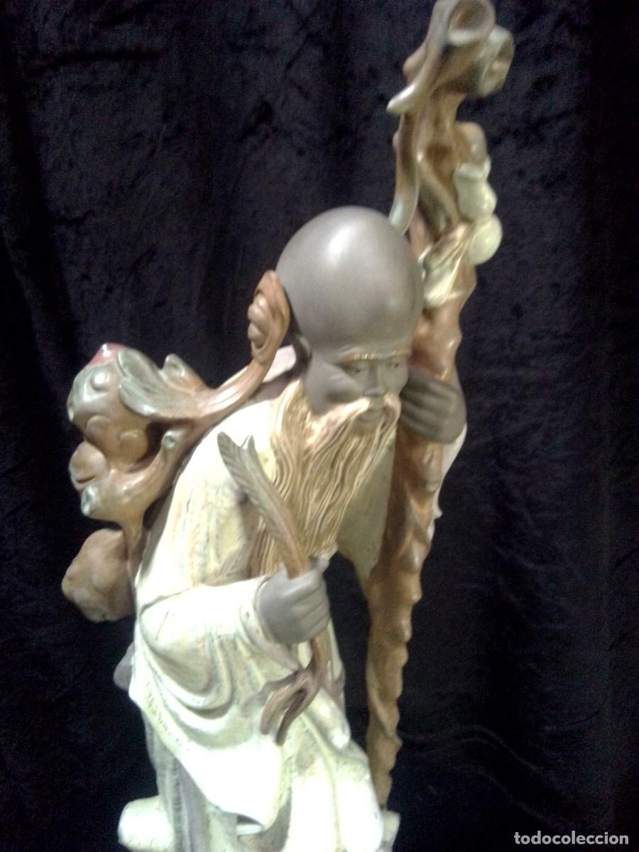 Antig&uuml;edades: Escultura de Sabio de Lladro - Foto 4