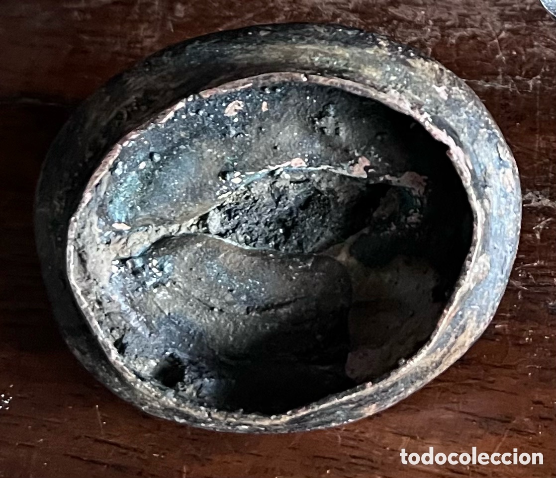 Antig&uuml;edades: L&aacute;mpara ceremonial de bronce - Foto 19