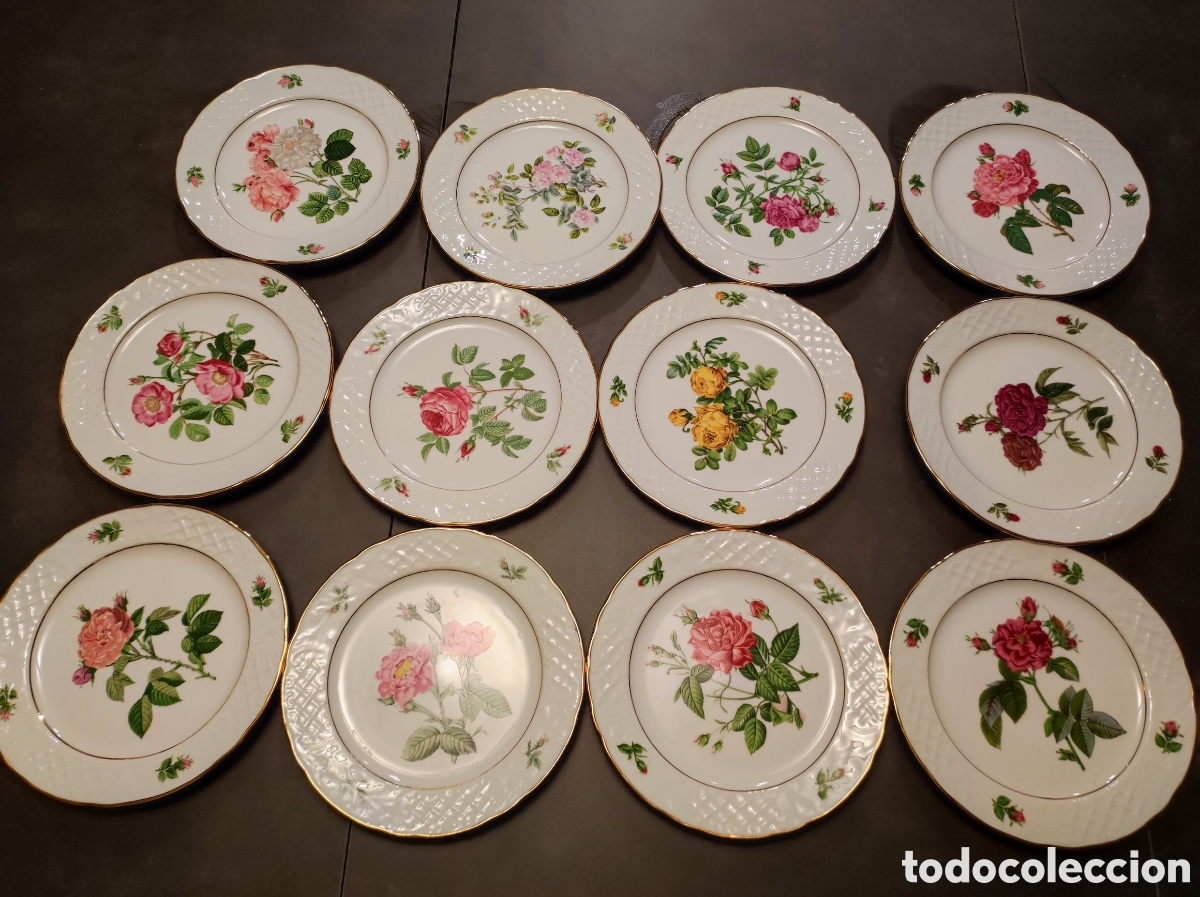 Antig&uuml;edades: Colecci&oacute;n platos Les Roses Classiques - Foto 3