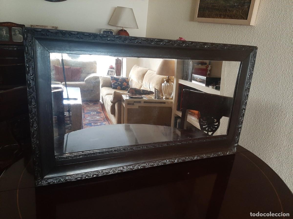 Antig&uuml;edades: ANTIGUO ESPEJO DE MADERA - Foto 1