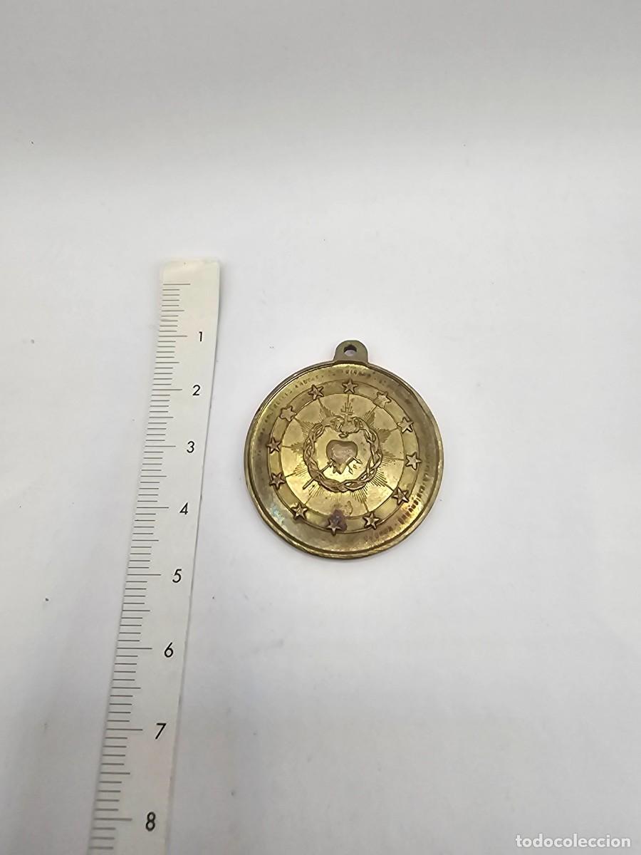Antig&uuml;edades: Medalla sagrado coraz&oacute;n de Jes&uacute;s - Foto 3