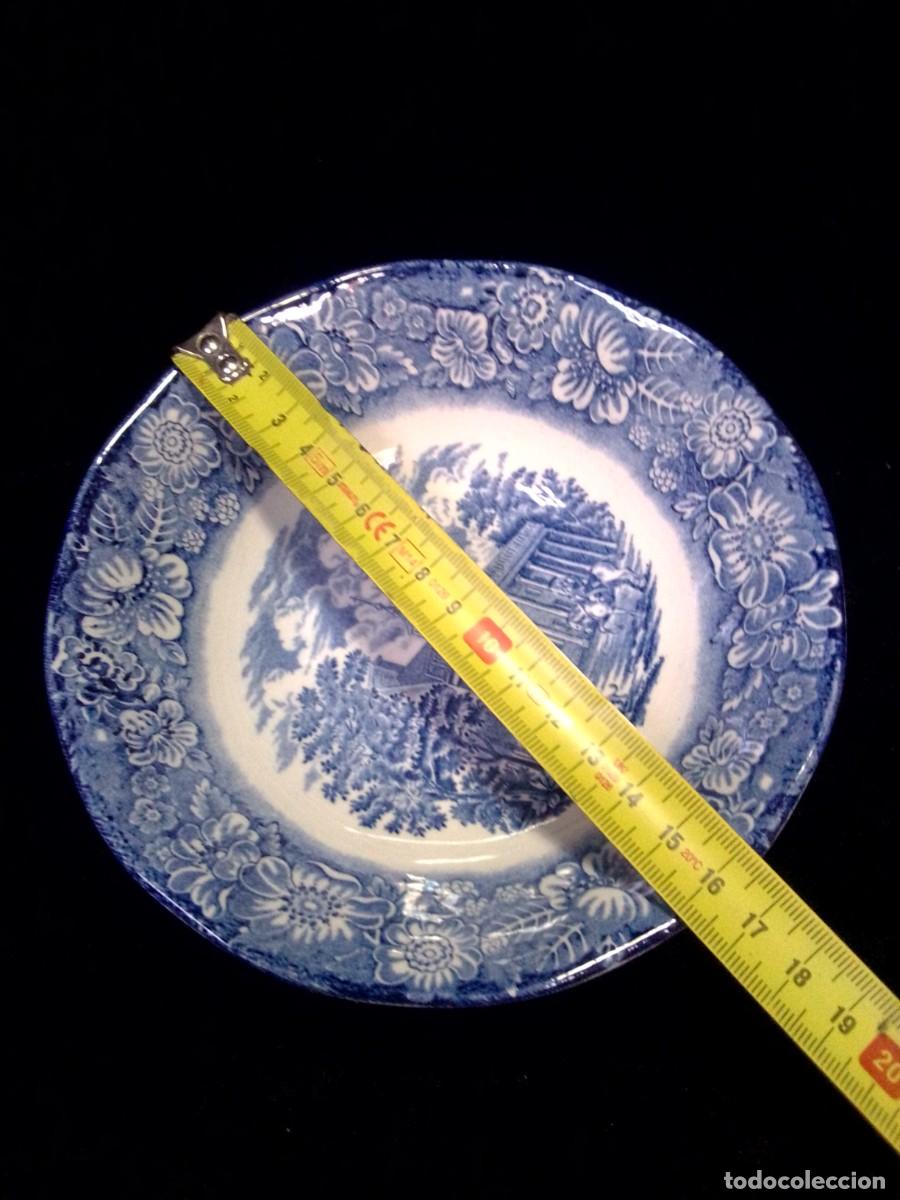 Antig&uuml;edades: Antiguo plato ondo de Liberty Blue. - Foto 4