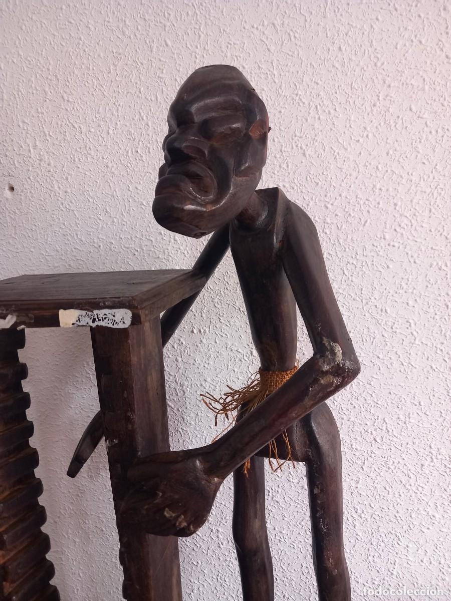 Antig&uuml;edades: TALLA GRANDE DE MADERA - Foto 2