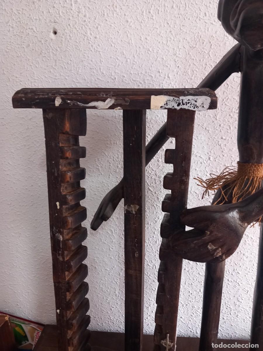 Antig&uuml;edades: TALLA GRANDE DE MADERA - Foto 3