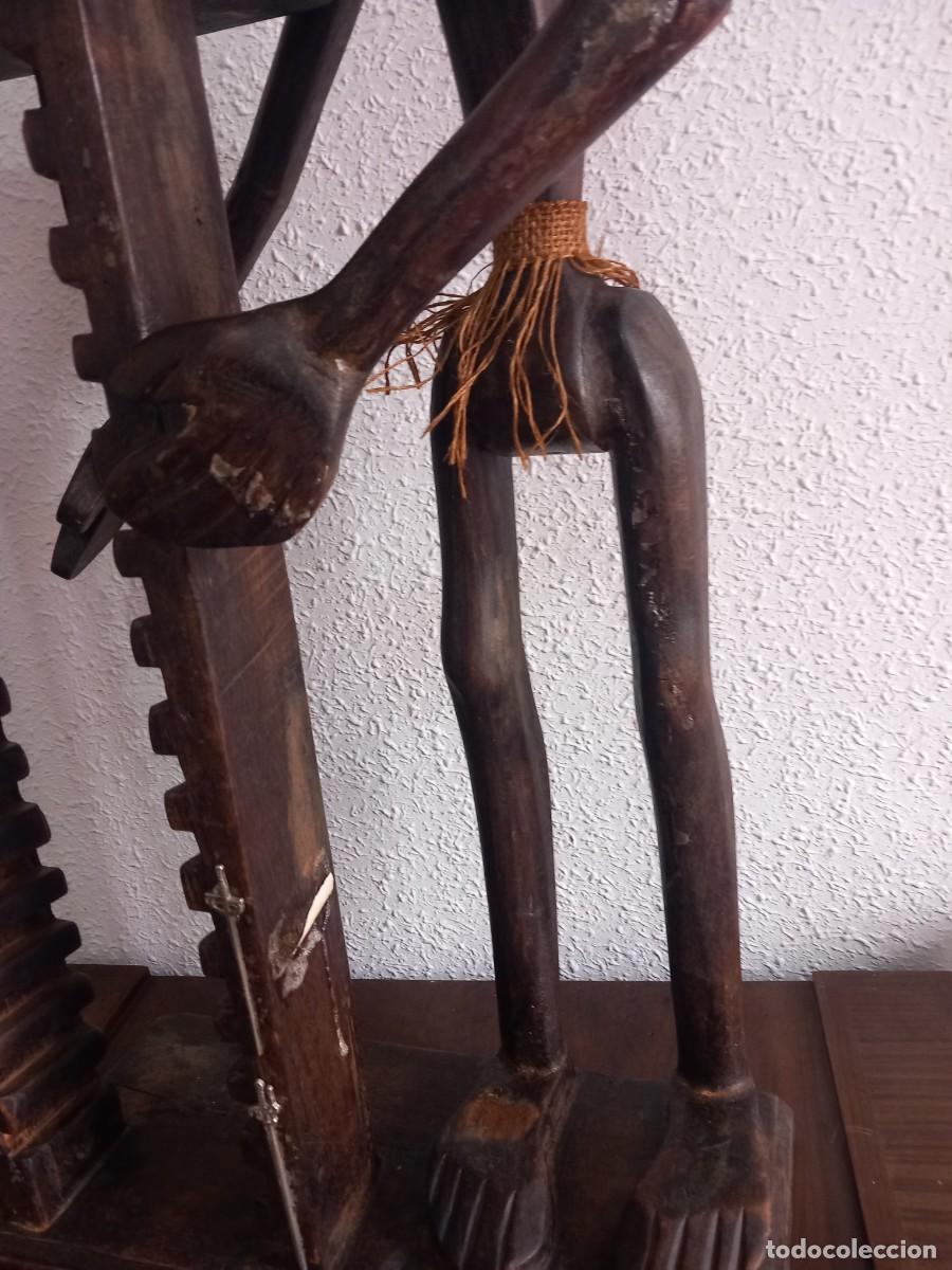 Antig&uuml;edades: TALLA GRANDE DE MADERA - Foto 4