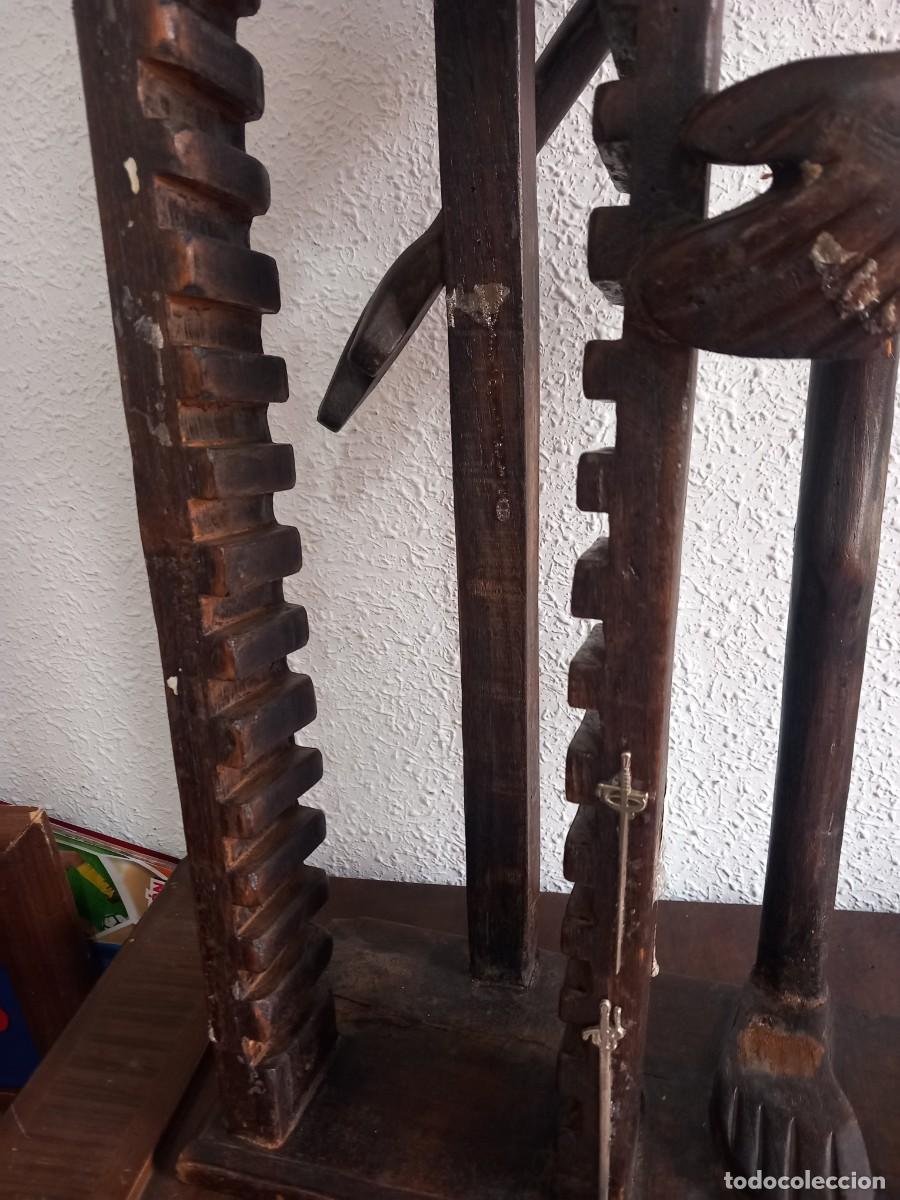 Antig&uuml;edades: TALLA GRANDE DE MADERA - Foto 5