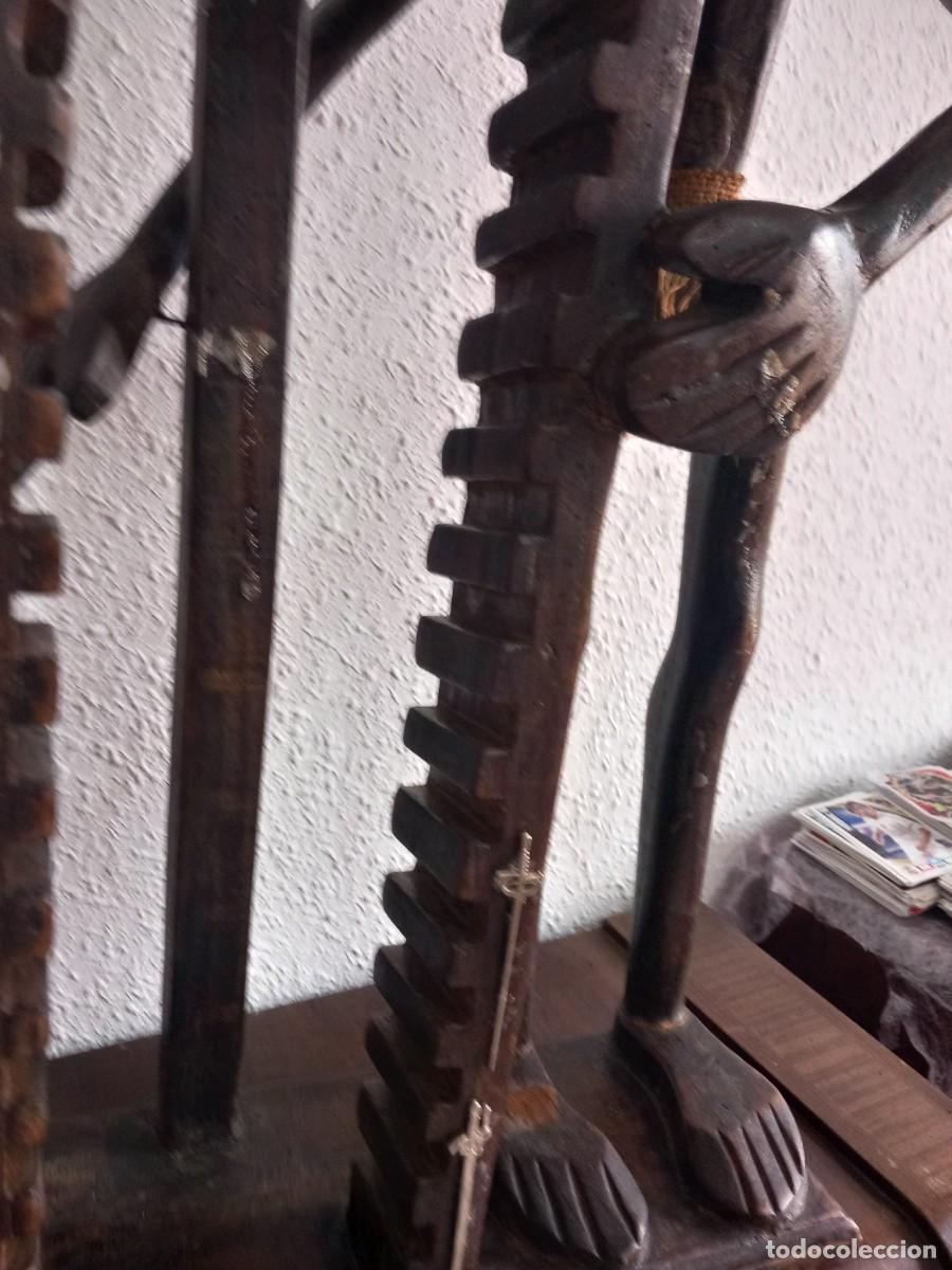 Antig&uuml;edades: TALLA GRANDE DE MADERA - Foto 6