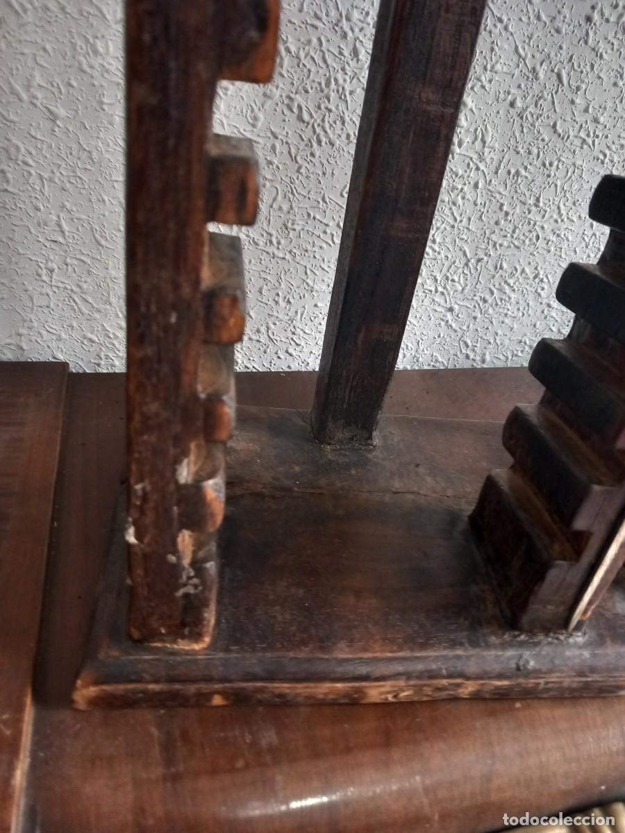 Antig&uuml;edades: TALLA GRANDE DE MADERA - Foto 7