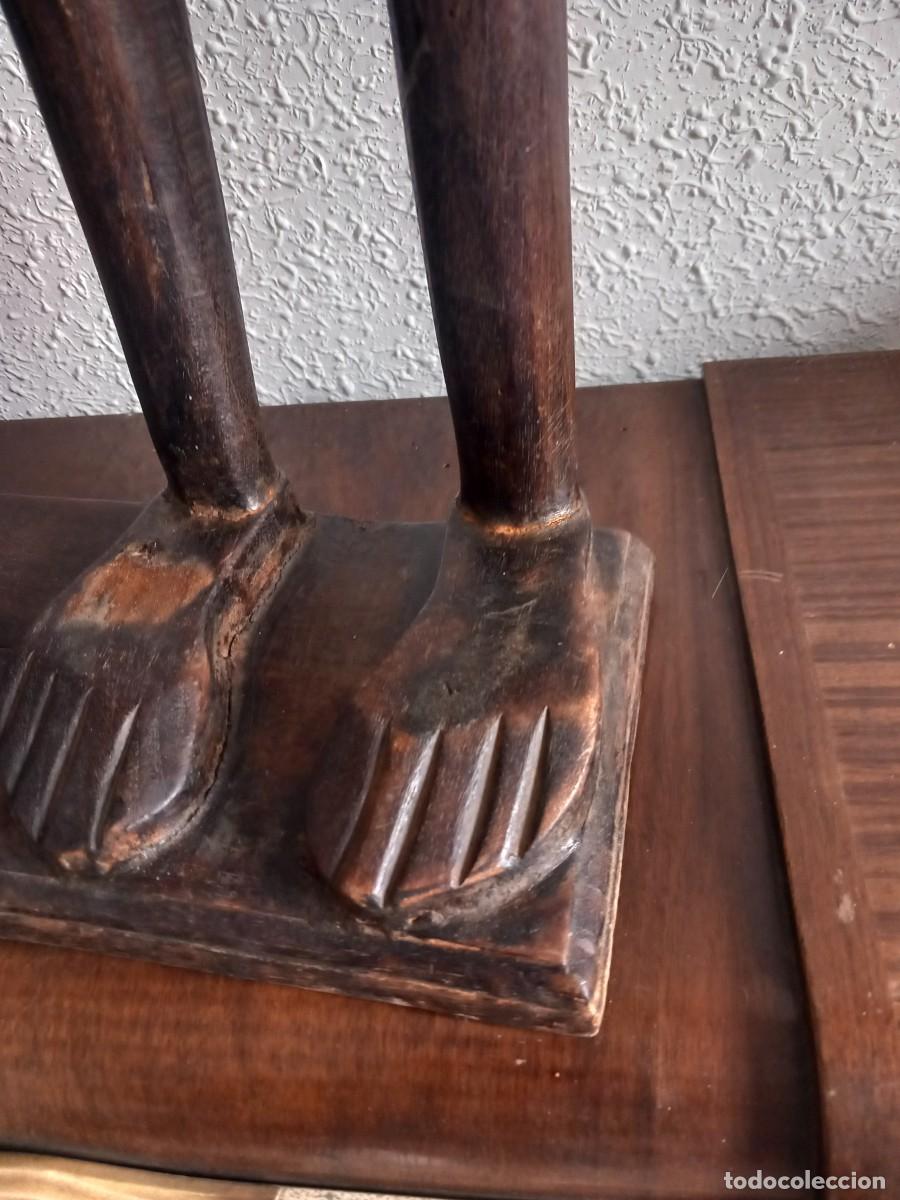 Antig&uuml;edades: TALLA GRANDE DE MADERA - Foto 10