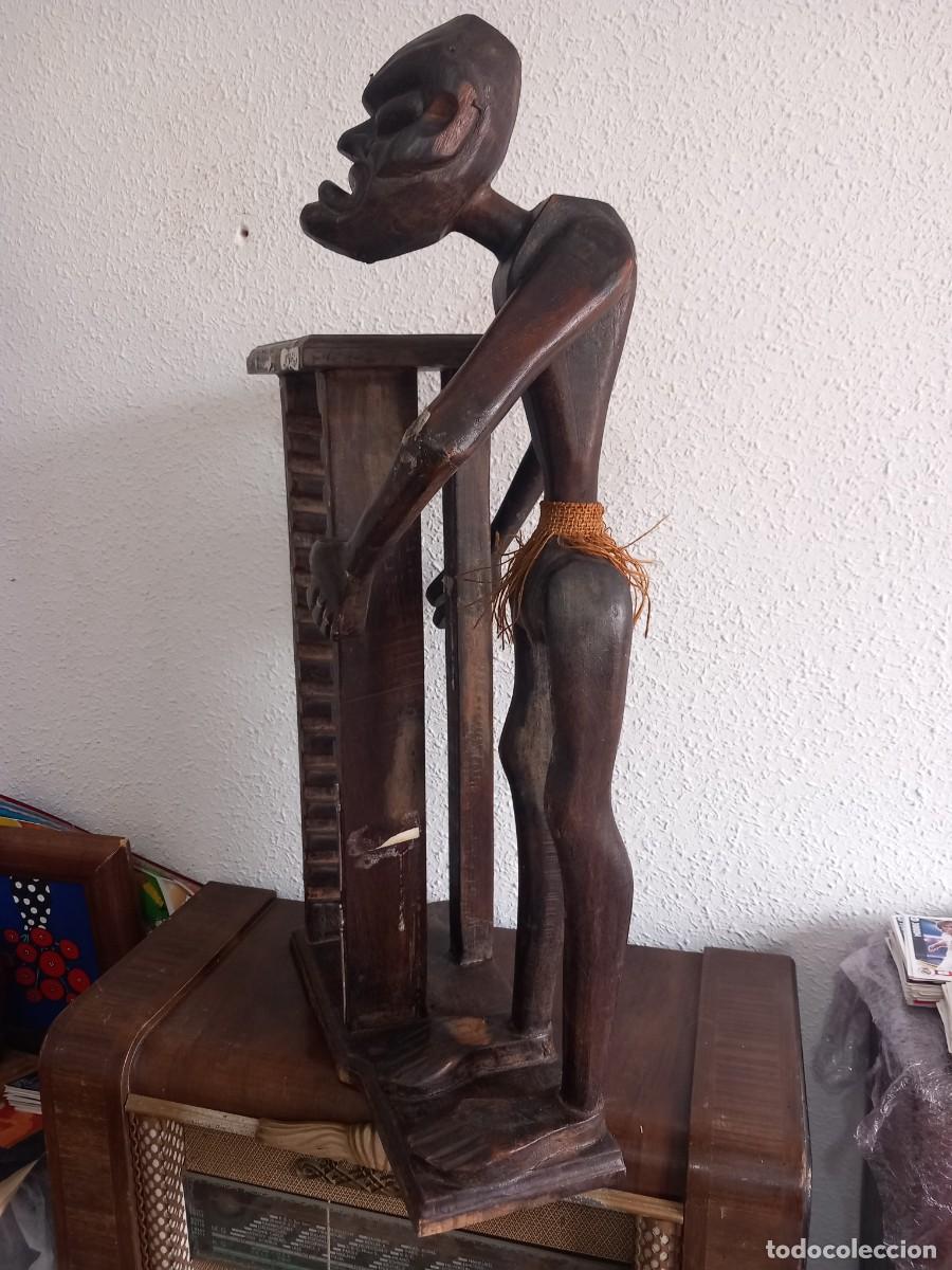 Antig&uuml;edades: TALLA GRANDE DE MADERA - Foto 12