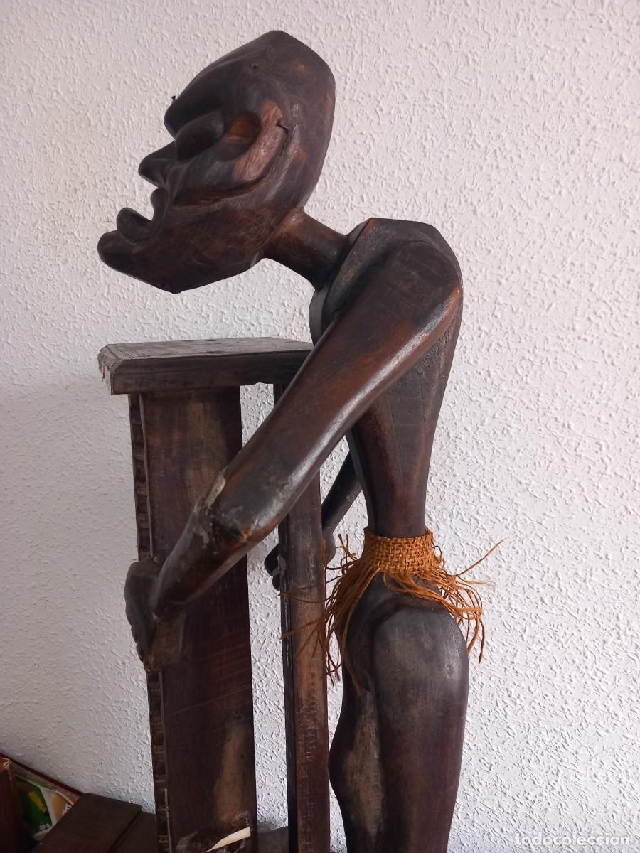Antig&uuml;edades: TALLA GRANDE DE MADERA - Foto 13