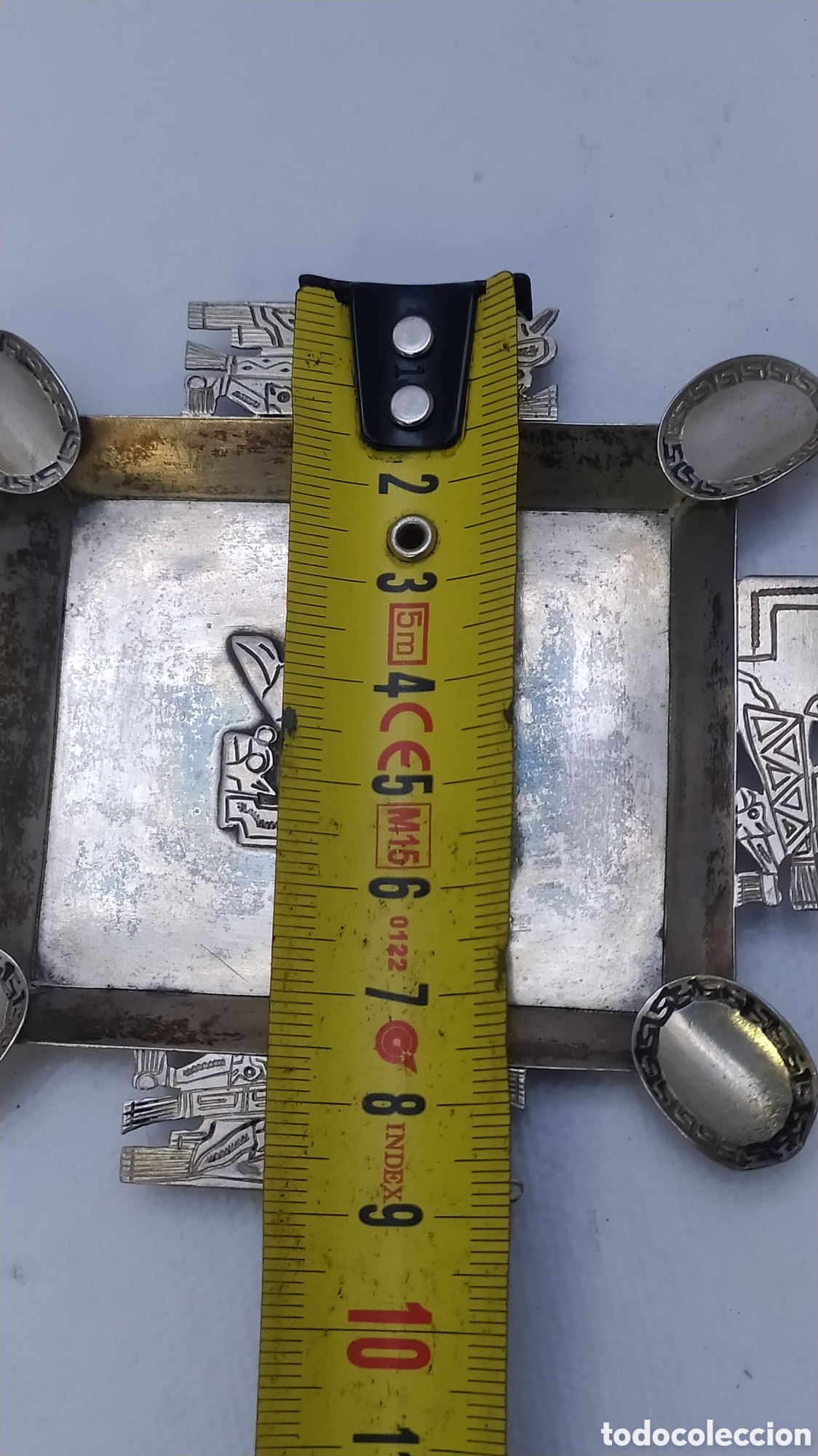 Antig&uuml;edades: Cenicero de plata maya - Foto 7