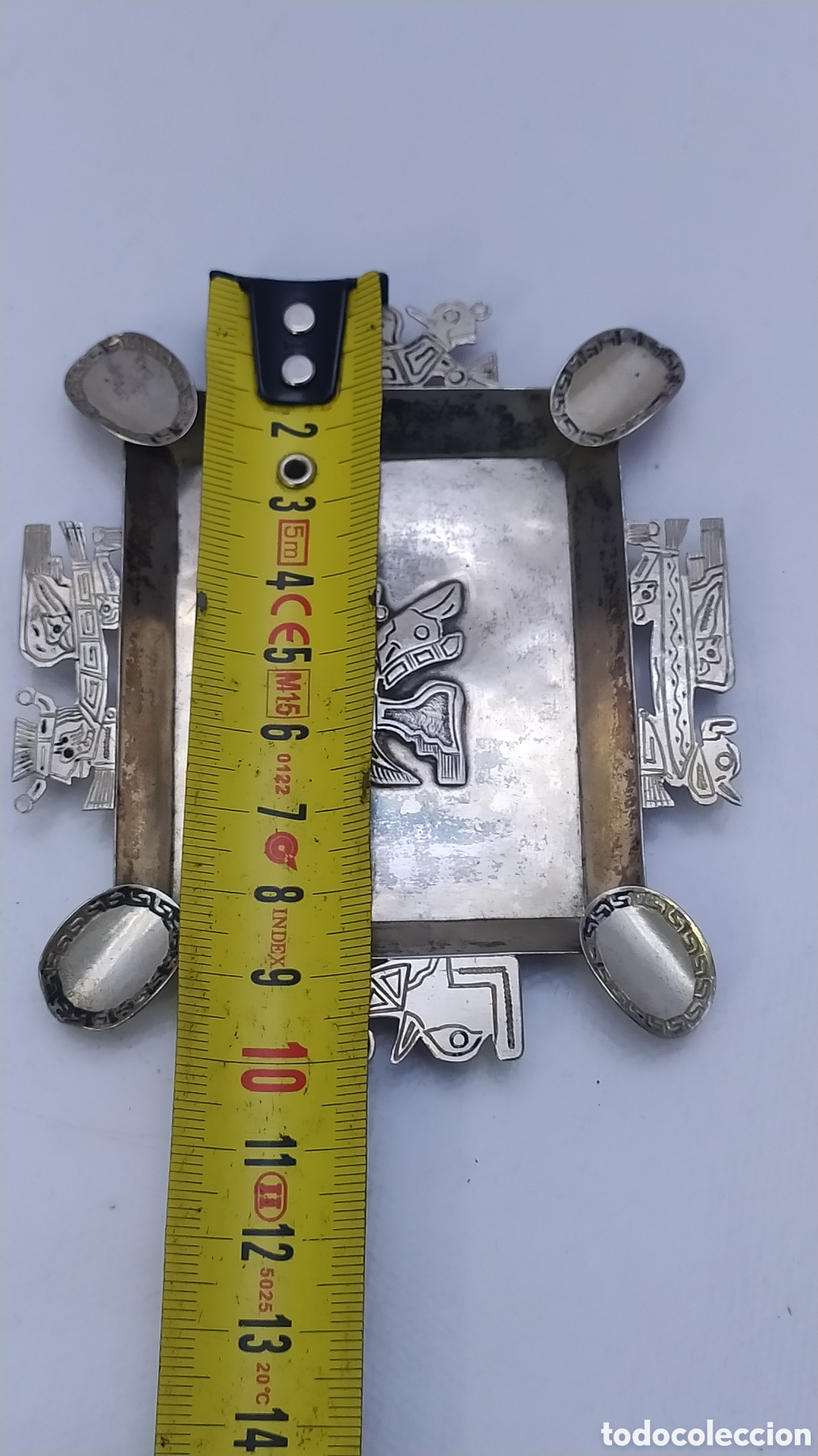 Antig&uuml;edades: Cenicero de plata maya - Foto 8