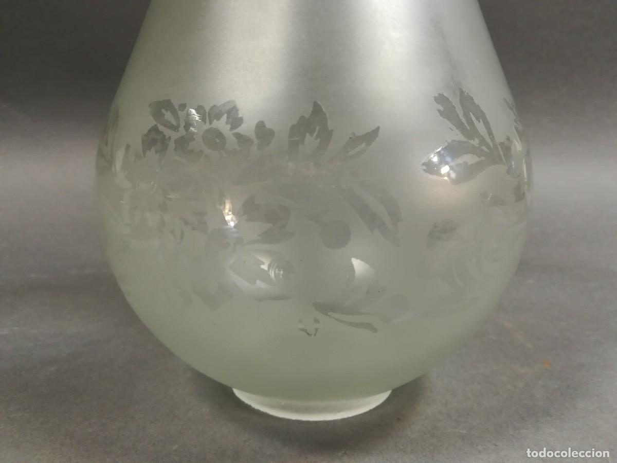Antig&uuml;edades: TULIPA DE CRISTAL ESMERILADO - Foto 4