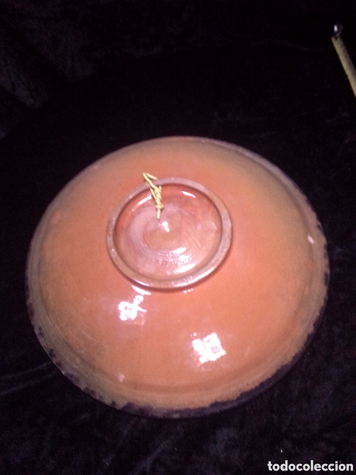 Antig&uuml;edades: Plato de Cer&aacute;mica esmaltada. - Foto 4