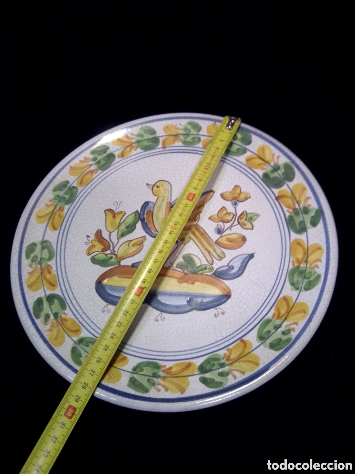 Antig&uuml;edades: Plato de cer&aacute;mica. - Foto 3