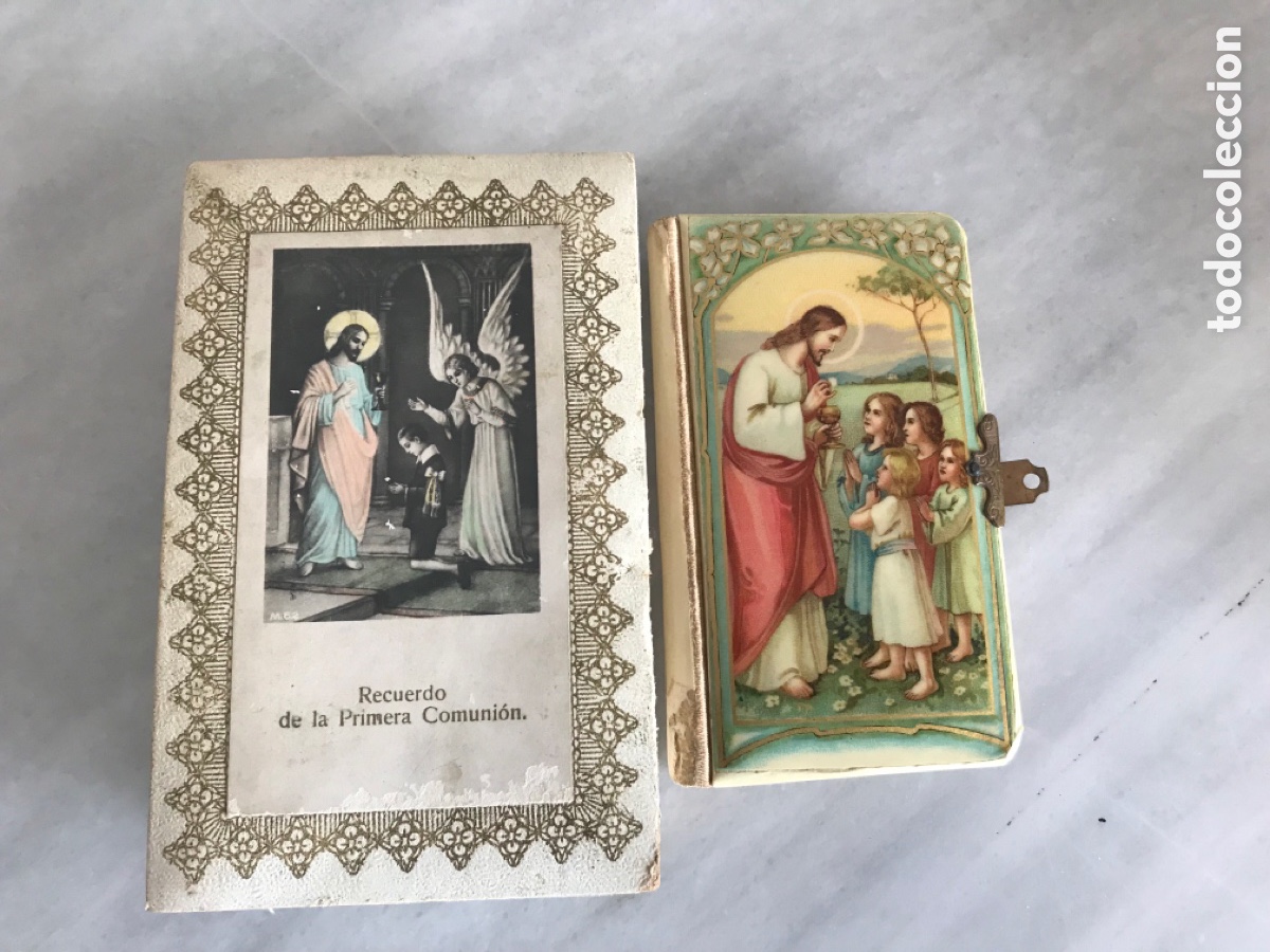 Antig&uuml;edades: Devocionario antiguo primera comuni&oacute;n - Foto 1