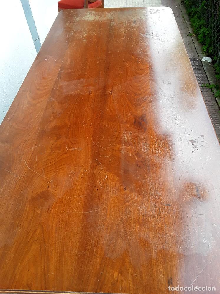 Antig&uuml;edades: Mesa de comedor estilo Hepplewhite con 8 sillas - Foto 5