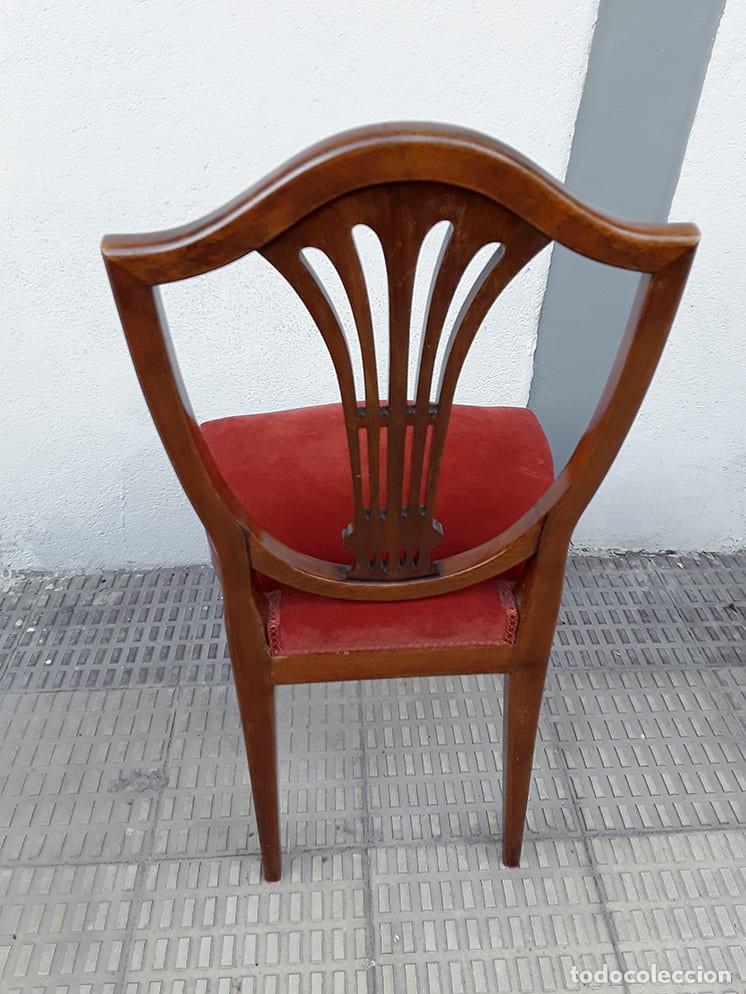 Antig&uuml;edades: Mesa de comedor estilo Hepplewhite con 8 sillas - Foto 10