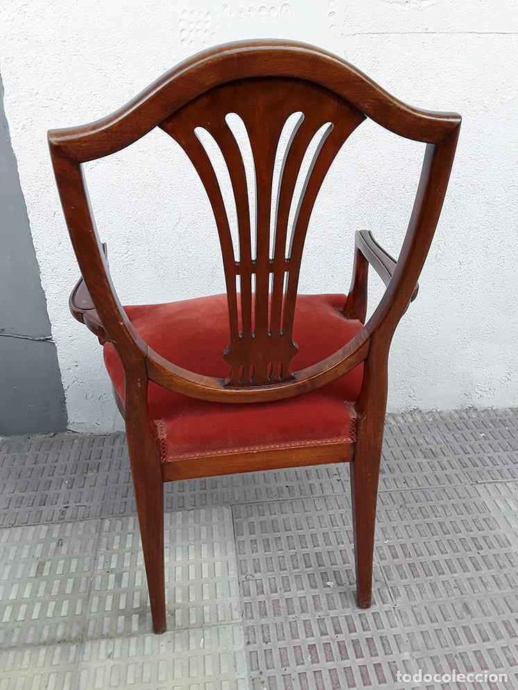 Antig&uuml;edades: Mesa de comedor estilo Hepplewhite con 8 sillas - Foto 13