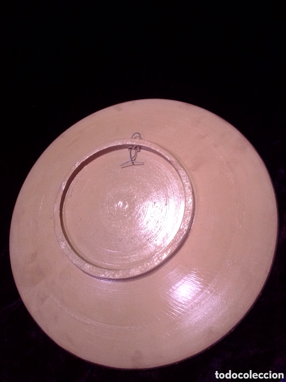 Antig&uuml;edades: Plato de ceramica. - Foto 3