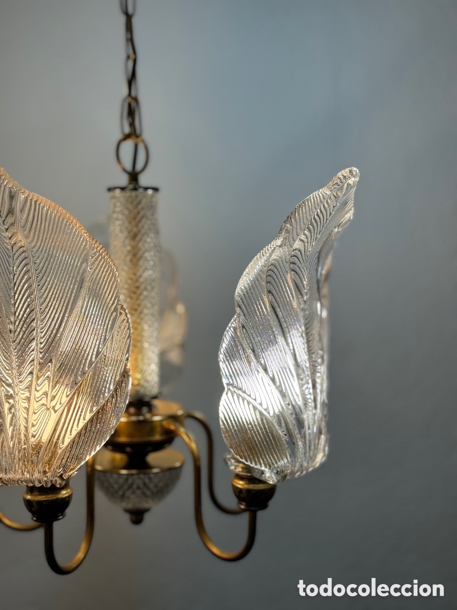 Antig&uuml;edades: L&aacute;mpara Vintage Murano - Foto 3