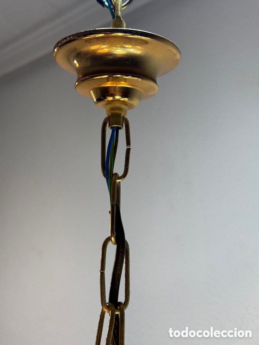 Antig&uuml;edades: L&aacute;mpara Vintage Murano - Foto 6