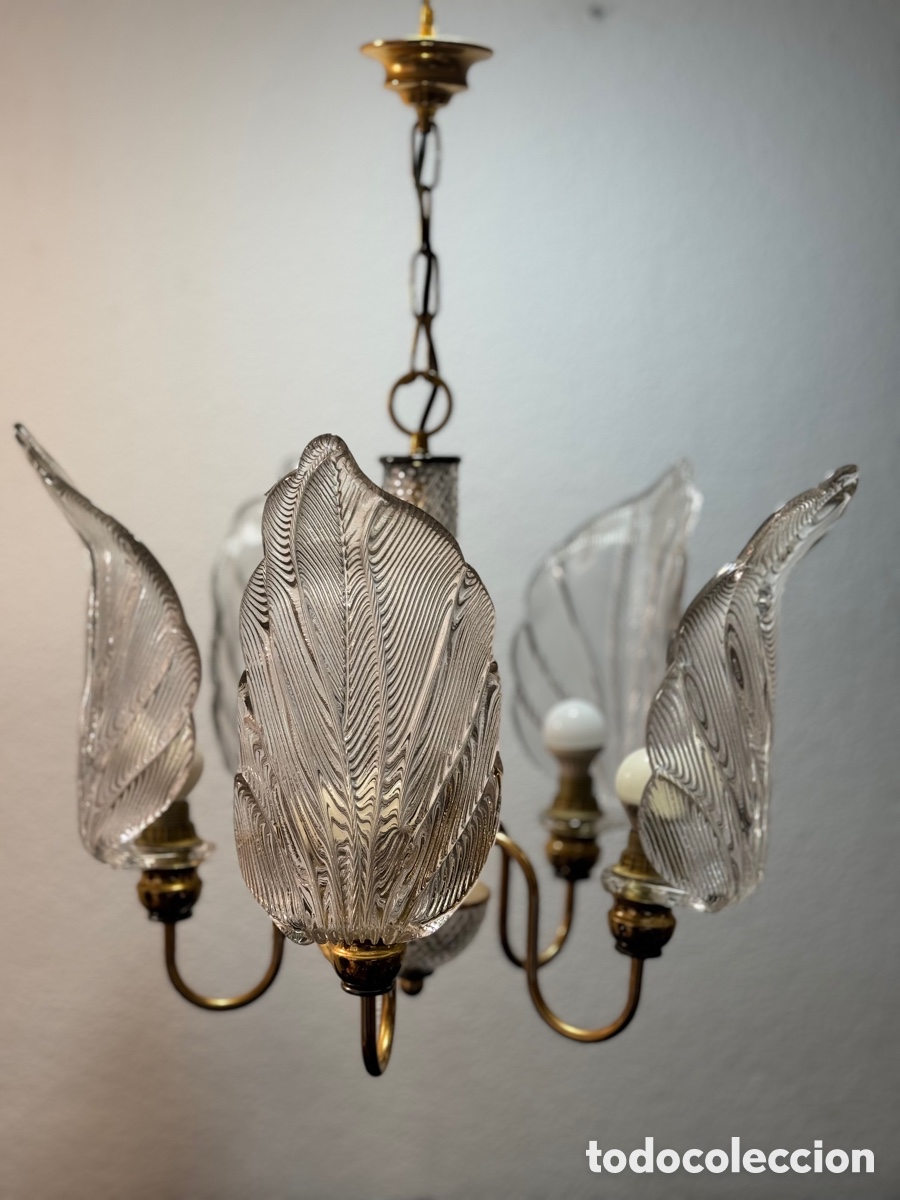 Antig&uuml;edades: L&aacute;mpara Vintage Murano - Foto 11