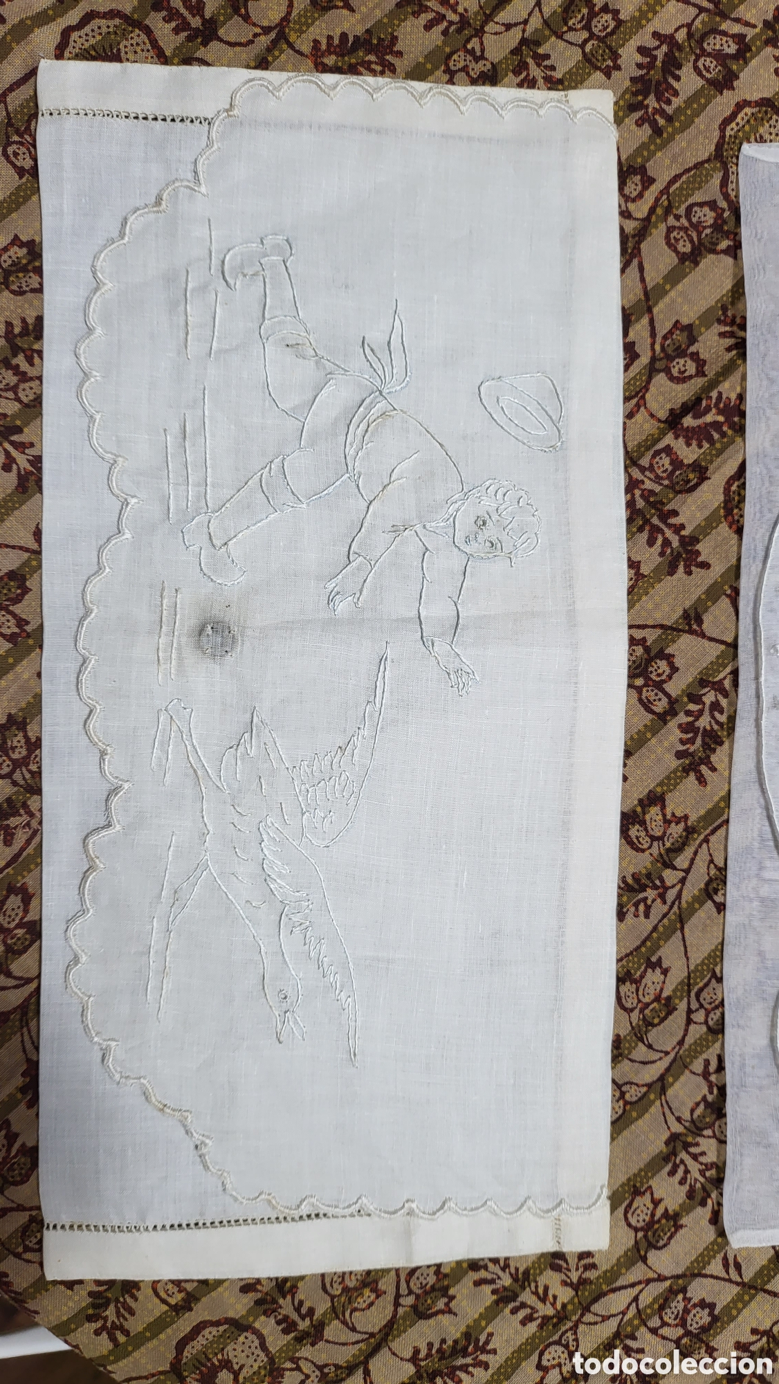 Antig&uuml;edades: GUARDAPEINES BORDADOS - Foto 3
