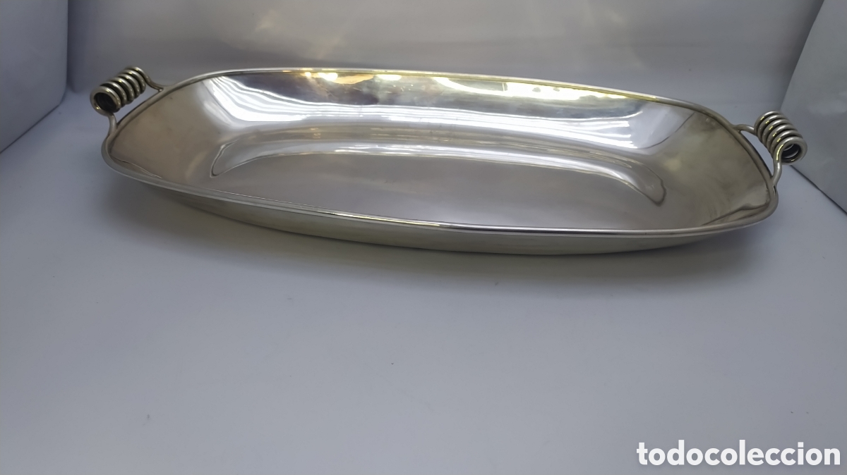 Antig&uuml;edades: Bandeja de Plata asas - Foto 4
