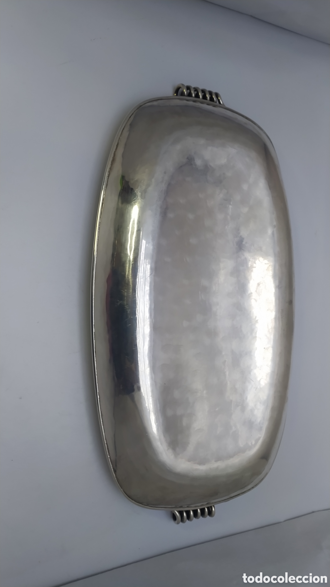 Antig&uuml;edades: Bandeja de Plata asas - Foto 11