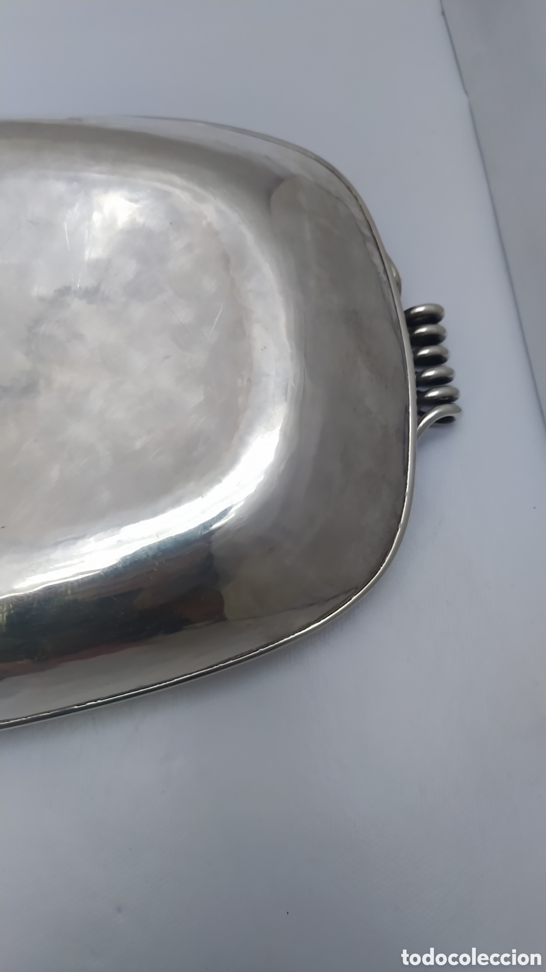 Antig&uuml;edades: Bandeja de Plata asas - Foto 12