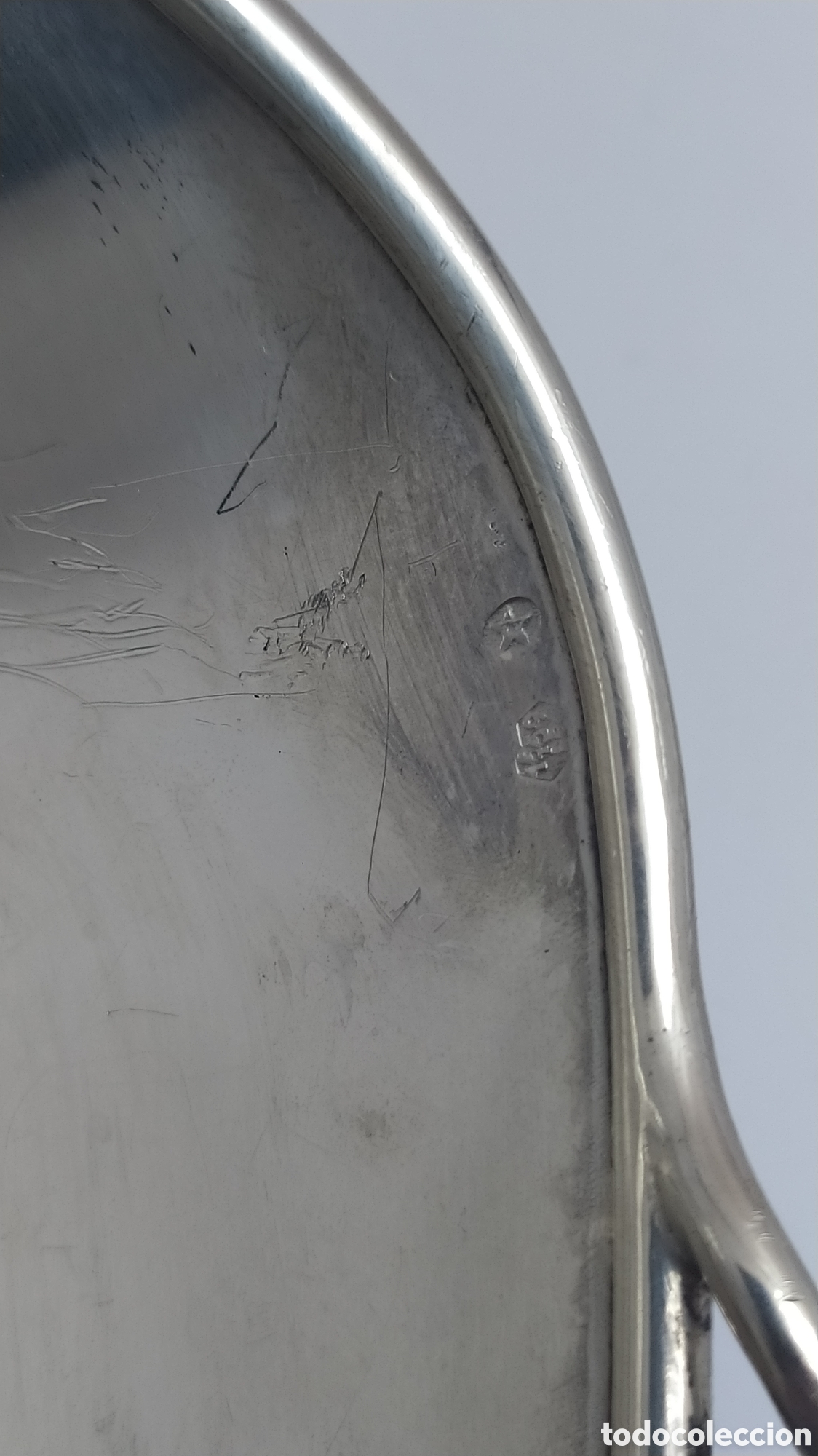 Antig&uuml;edades: Bandeja de Plata asas - Foto 17