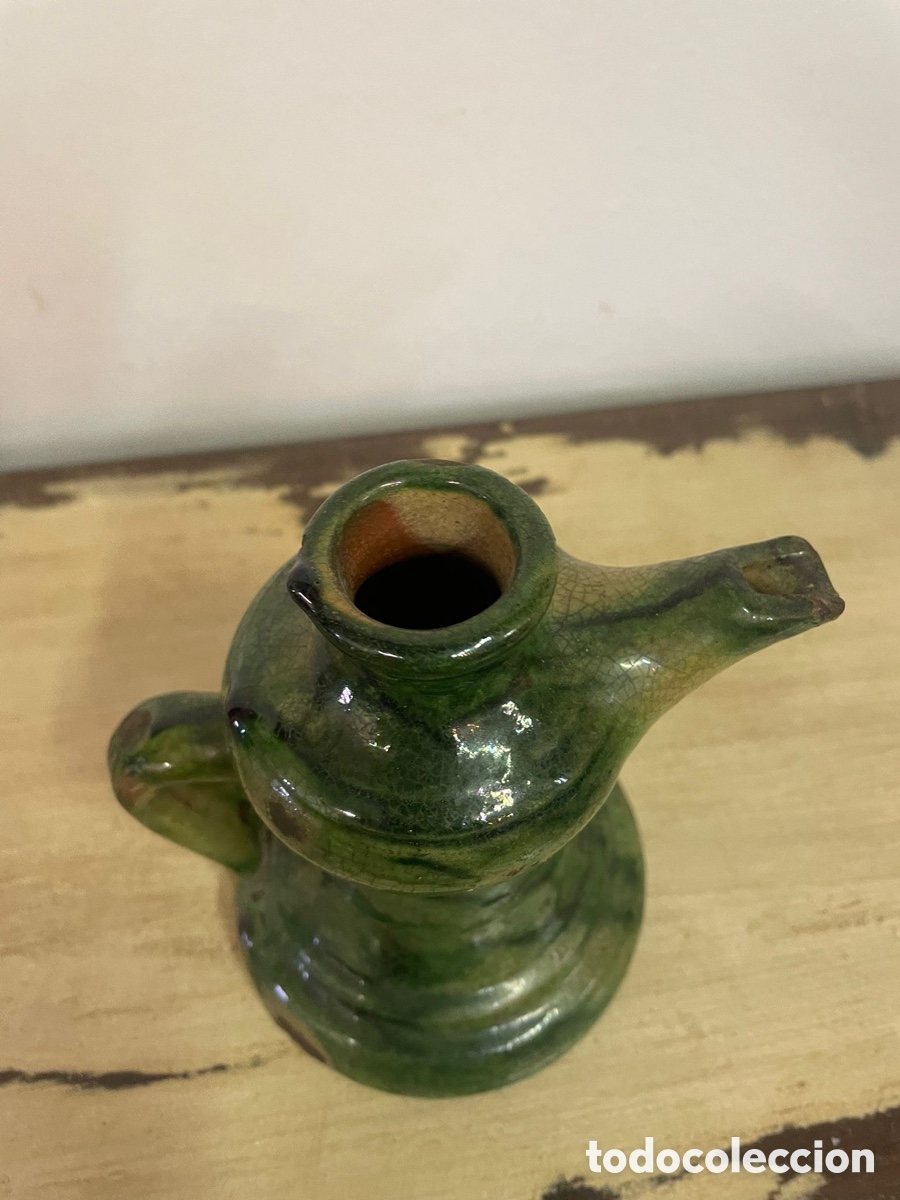 Antig&uuml;edades: Candil de aceite Siglo XIX - Foto 5