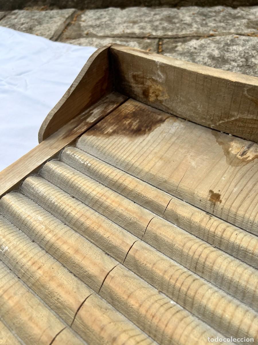 Antig&uuml;edades: Lote de 3 tablas de lavar a mano - Foto 5