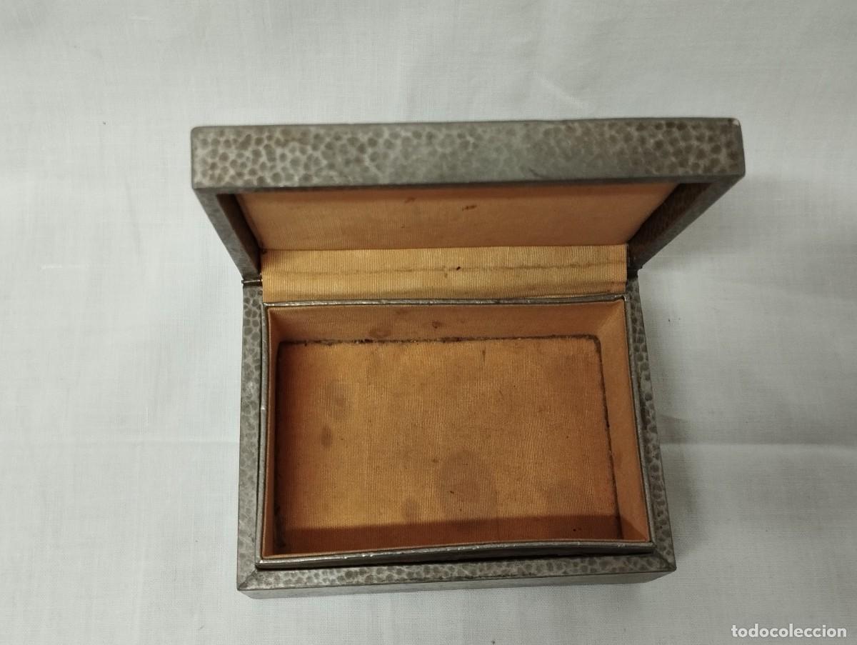Antig&uuml;edades: CAJA DE MADERA FORRADA DE ESTA&Ntilde;O - Foto 8