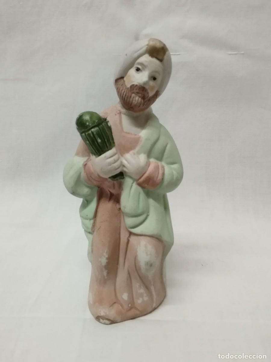 Antig&uuml;edades: FIGURA DE BEL&Eacute;N DE BISCUIT RESTAURADA - Foto 1