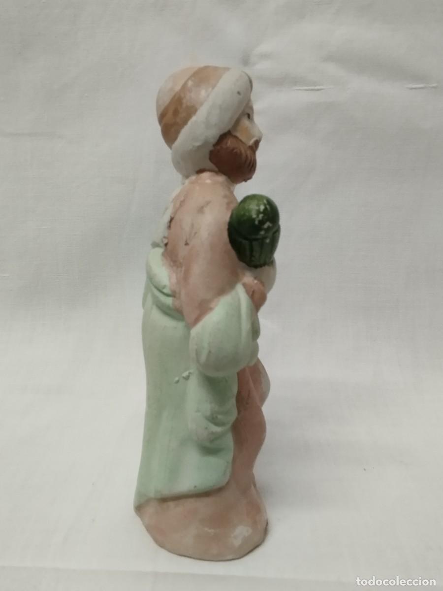 Antig&uuml;edades: FIGURA DE BEL&Eacute;N DE BISCUIT RESTAURADA - Foto 2