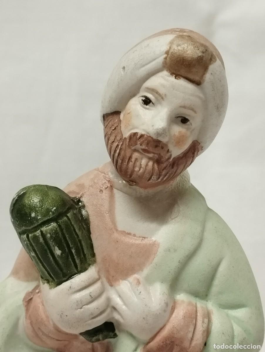 Antig&uuml;edades: FIGURA DE BEL&Eacute;N DE BISCUIT RESTAURADA - Foto 6