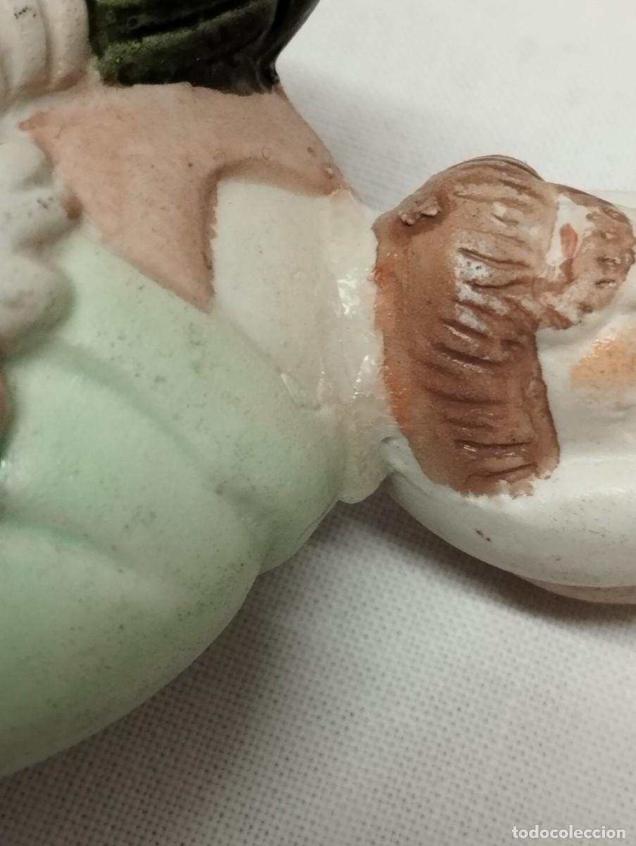 Antig&uuml;edades: FIGURA DE BEL&Eacute;N DE BISCUIT RESTAURADA - Foto 8